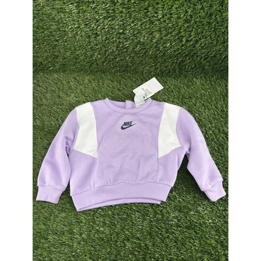 GIRLS' LITTLE KIDS' NIKE SWEATSHIRT AND LEGGINGS SET LILAC 24M